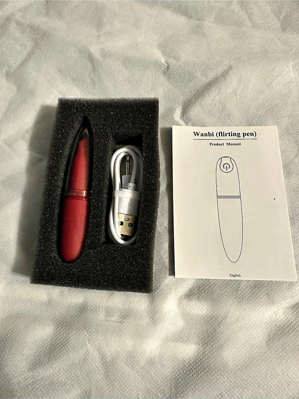 WONF Wanbi Flirting Pen Set Black & Red NWT